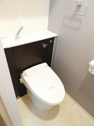トイレ　ゆったりとした空間のトイレです