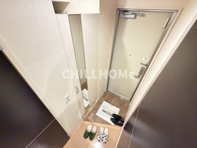 玄関　当社、チルホームのHPもご覧ください(^^)/物件情報多数♪