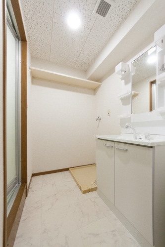 洗面設備　同タイプ別部屋写真　現況優先