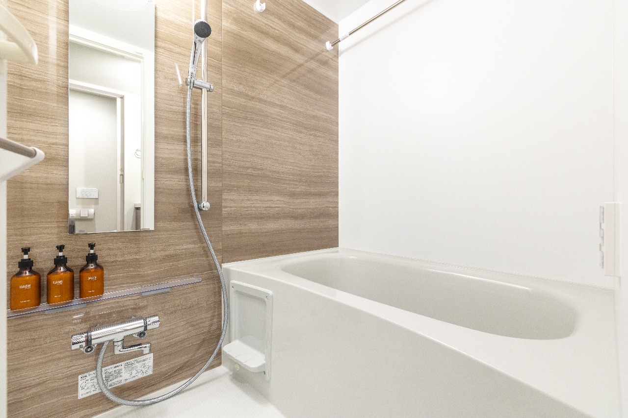 Dash Living Tsukiji East-2BR DSの風呂写真