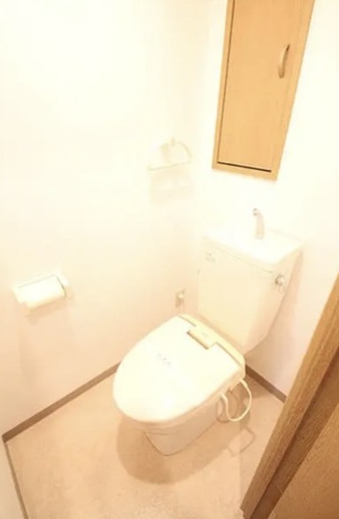 トイレ　ゆったりとした空間のトイレです