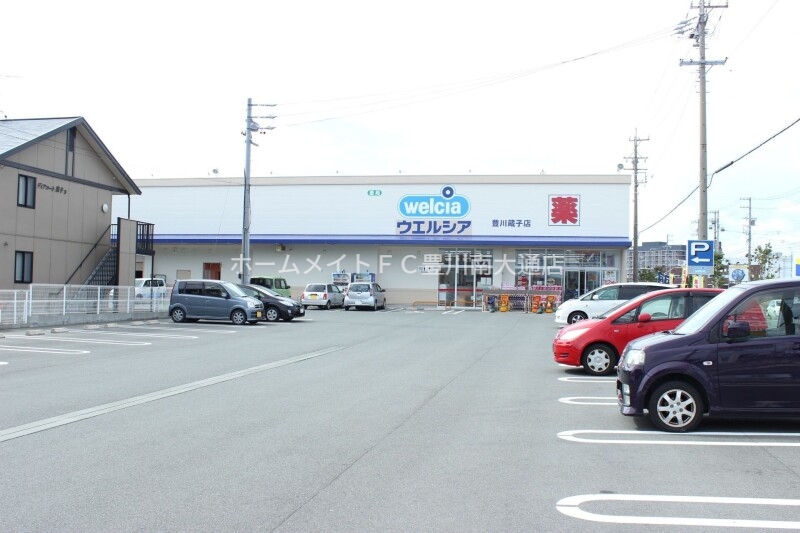 ドラックストア　ウエルシア豊川蔵子店（ドラッグストア）まで534m