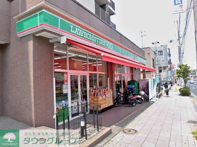 コンビニ　ローソンストア１００中田駅前店（コンビニ）まで140m