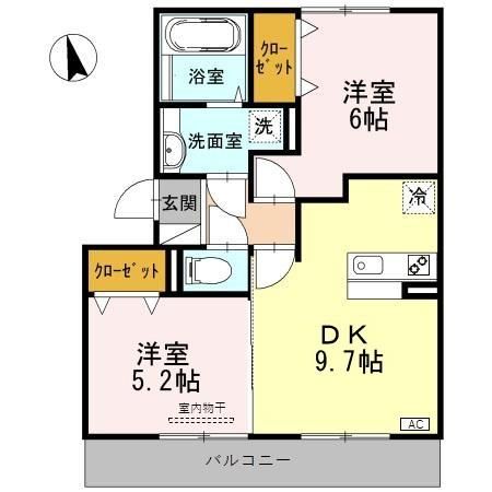 アムールの間取り写真