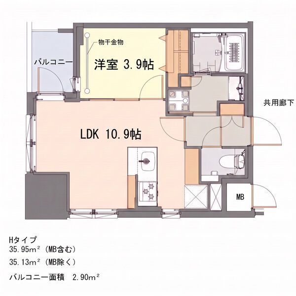 S-RESIDENCE千種belvia TOWERの間取り写真