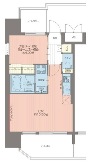プレジオ都島北通の間取り写真