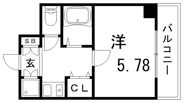 ランドマークシティ神戸西元町の間取り写真