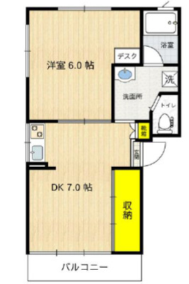 西正マンションの間取り写真