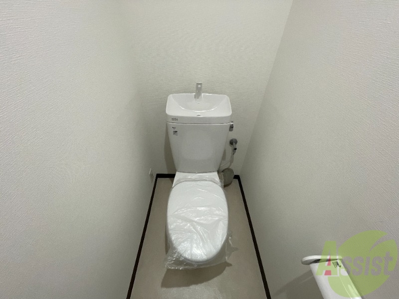 トイレ　落ち着いた雰囲気のトイレスペース