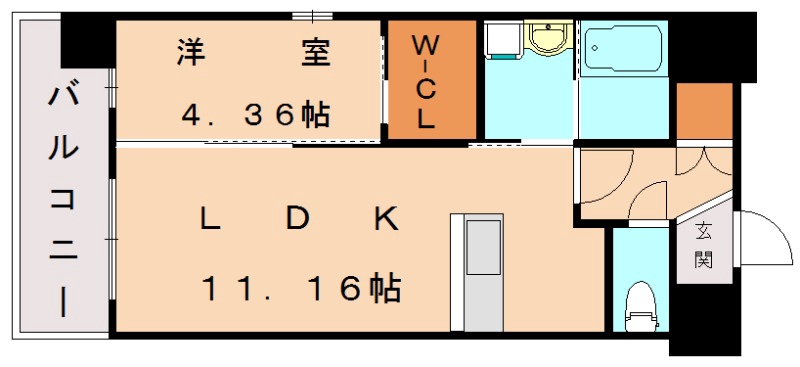AURUM古賀駅前の間取り写真