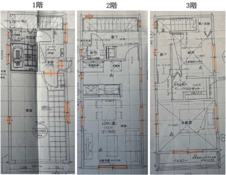 墨田3丁目戸建ての間取り写真