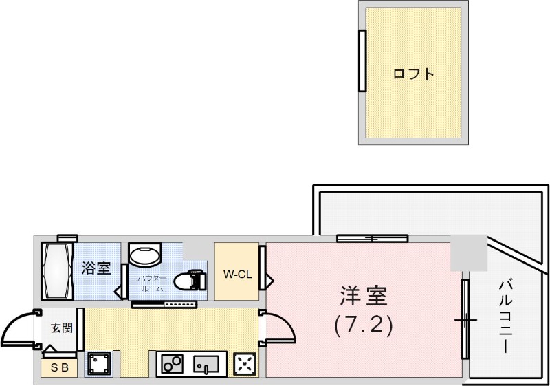 アルファレガロ兵庫の間取り写真