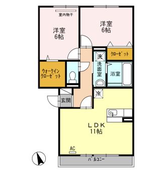 ＪＲ山陽本線 東福山駅 徒歩30分 3階建 築16年の間取り写真