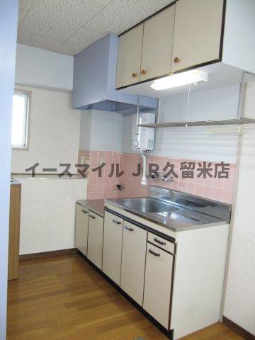 ＪＲ鹿児島本線 久留米駅 徒歩20分 4階建 築46年のキッチン写真