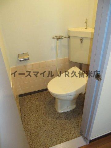 ＪＲ鹿児島本線 久留米駅 徒歩20分 4階建 築46年のトイレ写真