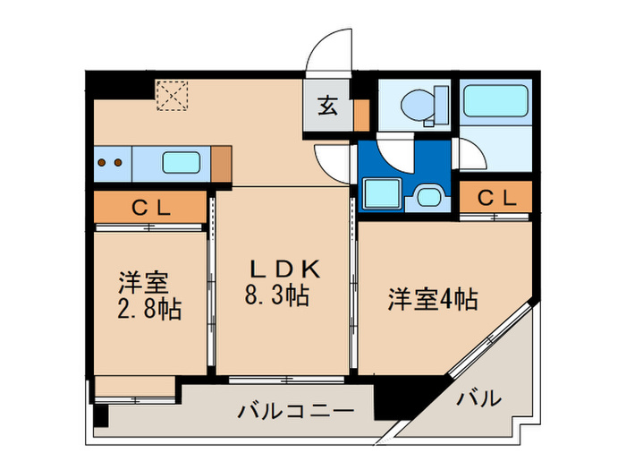 CRYSTAL & RESORT FUKUOKAの間取り写真