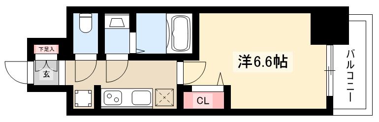 ディアレイシャス浅間町IIIの間取り写真