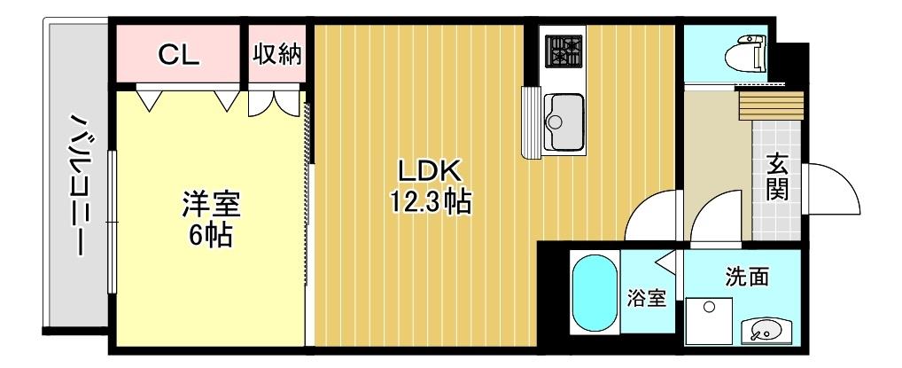 ヴィガラス9の間取り写真
