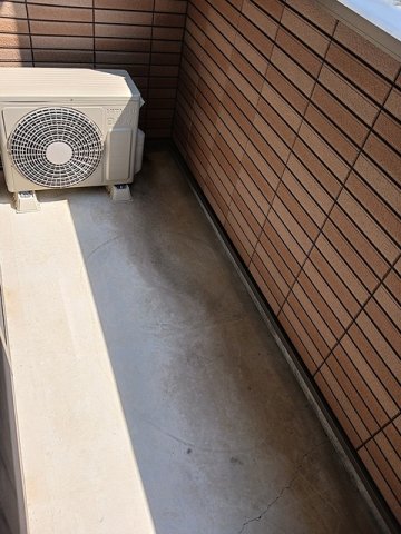 バルコニー　落ち着いた時間を過ごせるバルコニーです