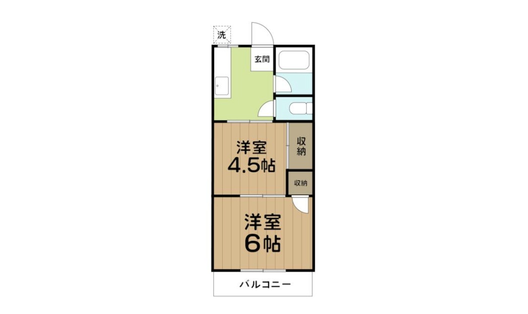 豊ハイツの間取り写真