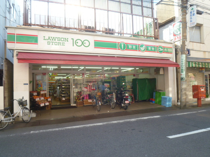 コンビニ　ローソンストア100（コンビニ）まで570m