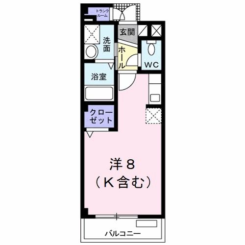 ＪＲ中央線 日野駅 徒歩4分 3階建 築25年の間取り写真