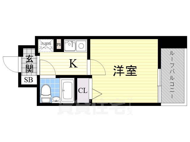 エスリード新大阪第7の間取り写真