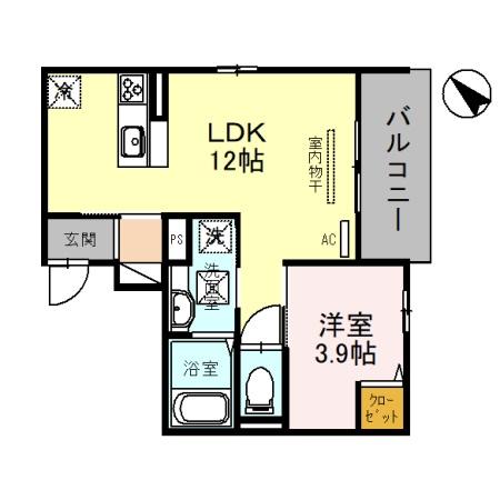 ブランキューブの間取り写真