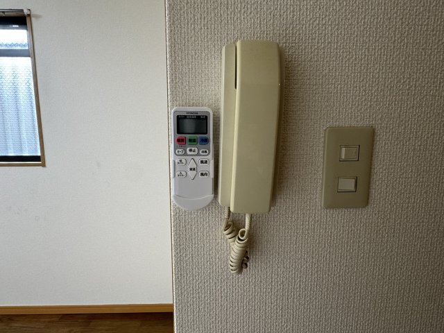セキュリティ　インターホンです