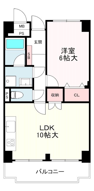 シャンボール大名の間取り写真