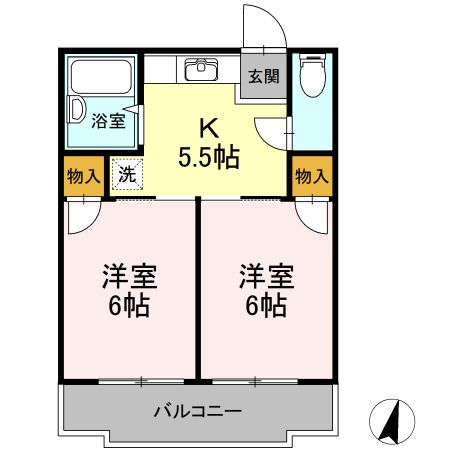 ライフ神島の間取り写真