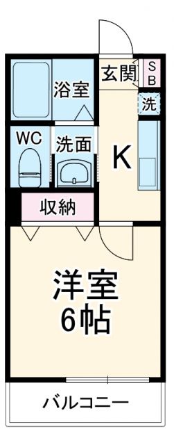 Will Fino大和田の間取り写真