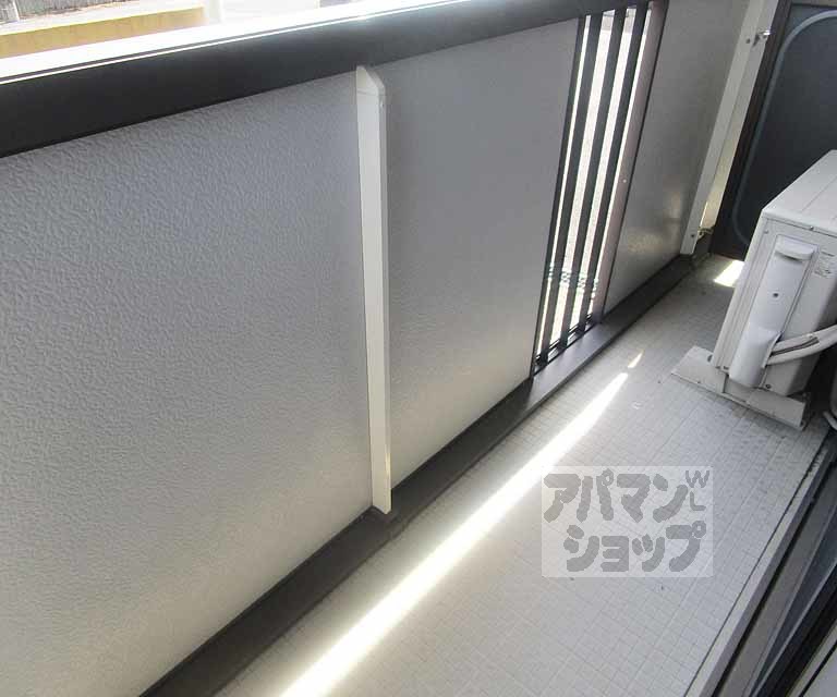 バルコニー　１０１号室の写真です。