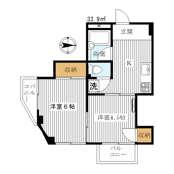 第二内田ビルの間取り