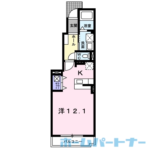 ヴェル　ドゥーラ　IIの間取り