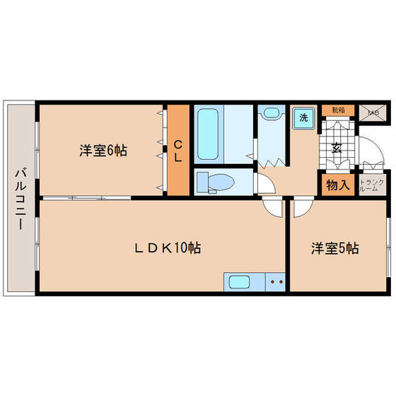 ブエナビスタ東六番丁の間取り