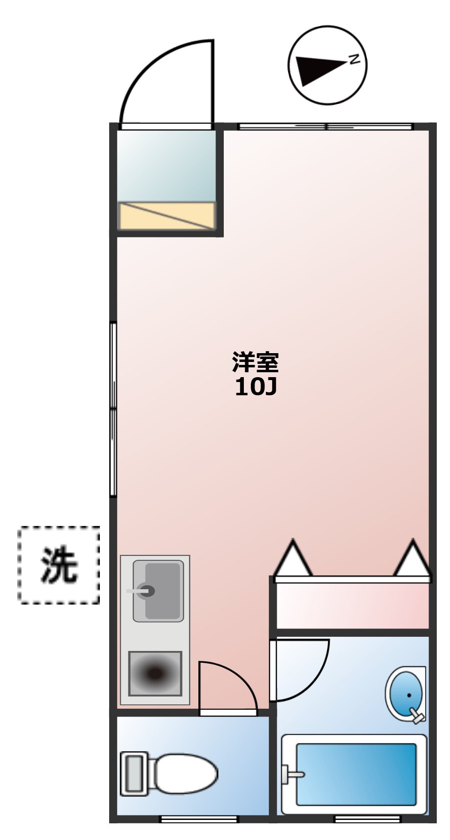 キャピタル赤門の間取り