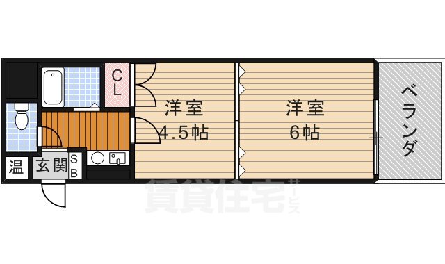 パールプラザ・堀田の間取り