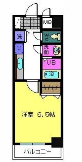 東大阪市金岡のマンションの間取り