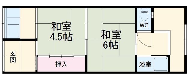 豊麗荘の間取り