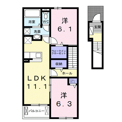 メゾン アンジュの間取り