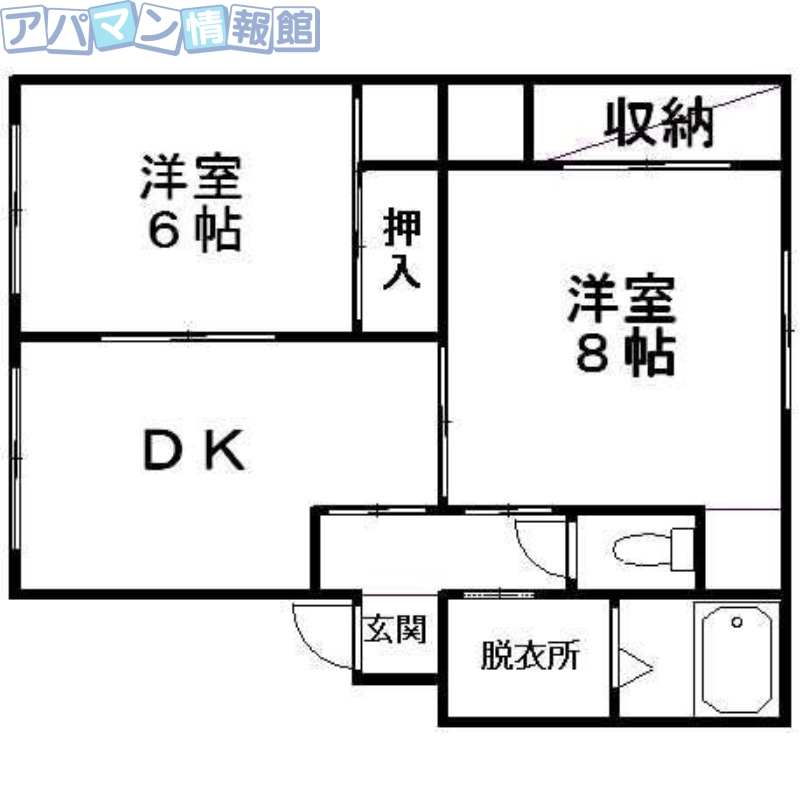 コーポ池田Ａの間取り