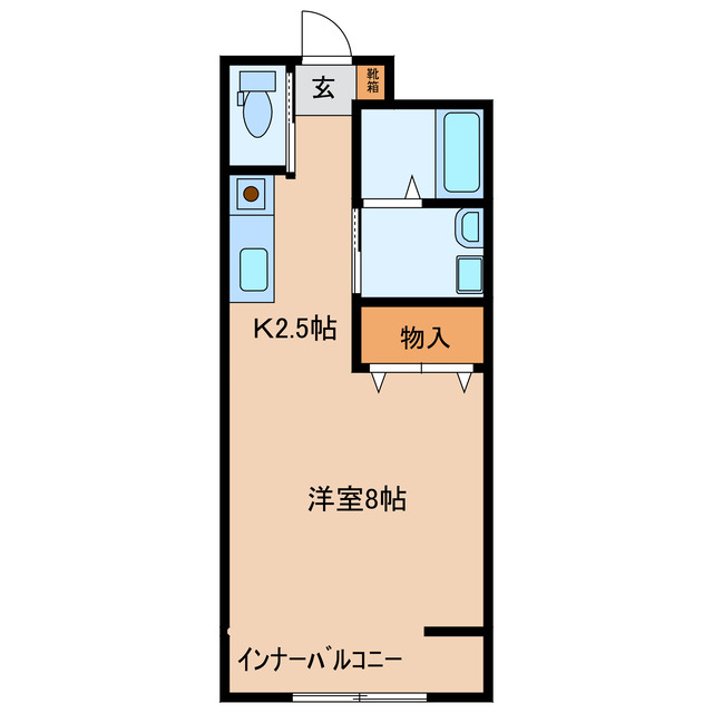 ビエナ本母A棟の間取り