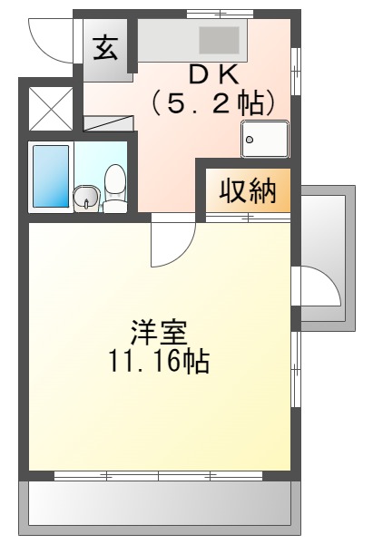 グレース・ヒロの間取り