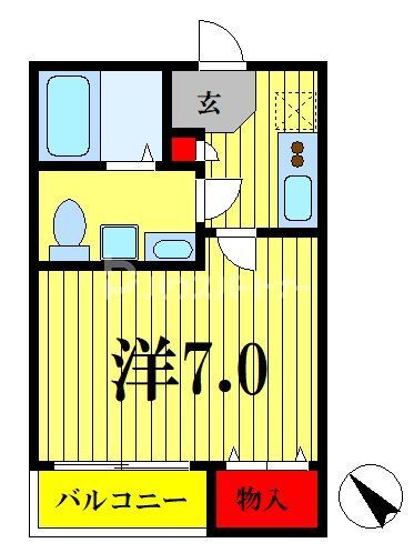 モダンライト北柏の間取り