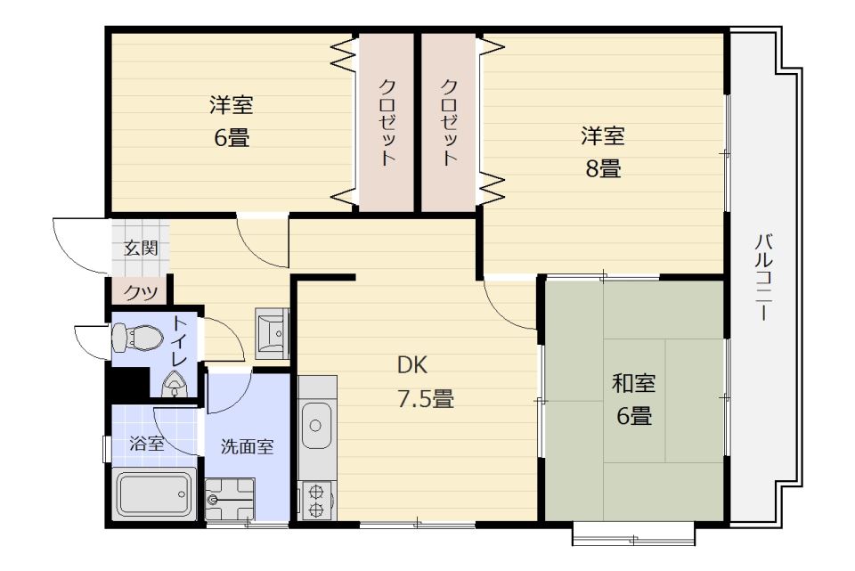 カトレアの間取り