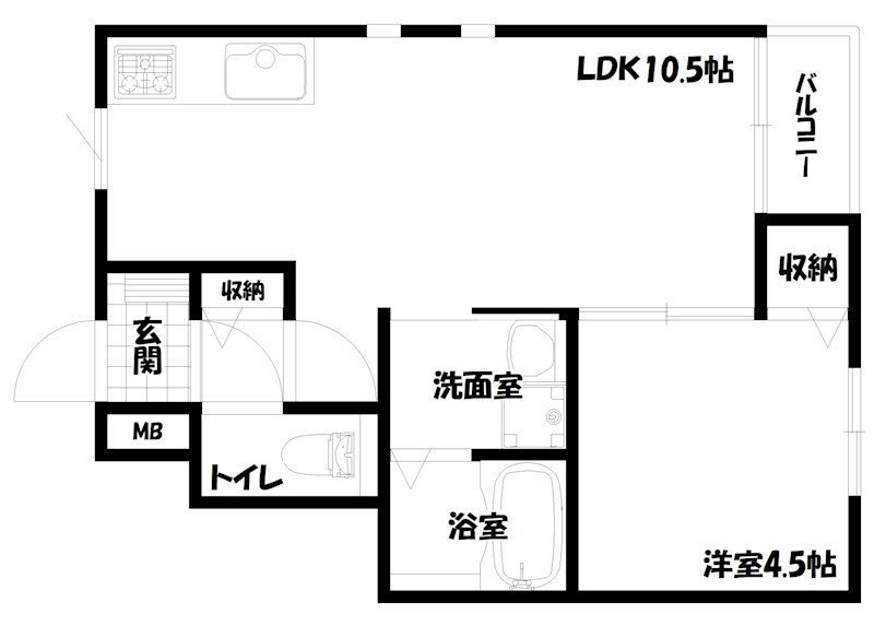 Kパラッツォ加古川の間取り