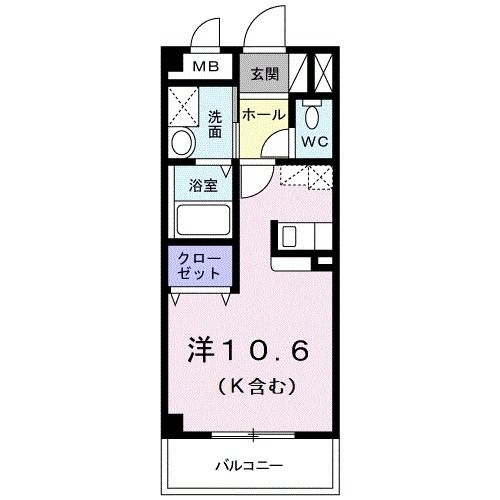 岩国市今津町のマンションの間取り