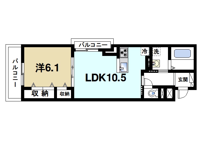 ブランドールαの間取り