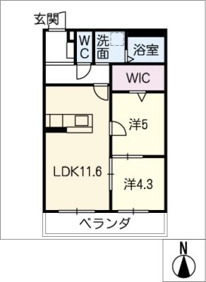 【Ｍ　Ｒｉｃｃｉの間取り】